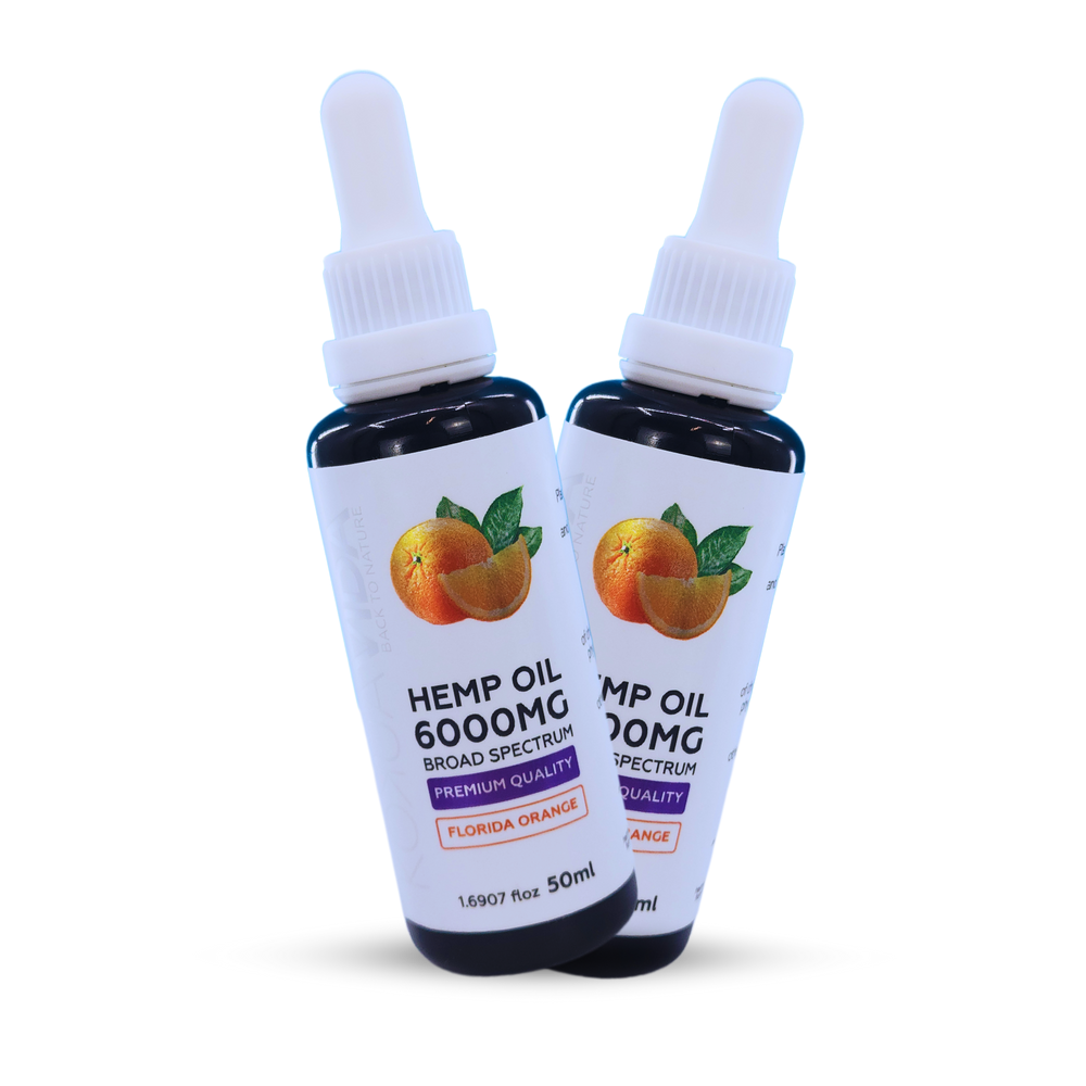 Széles spektrumú CBD olaj 6000 mg - Florida Orange (EU)